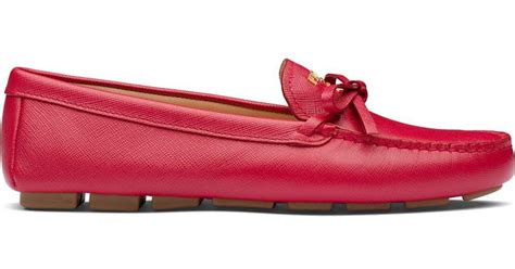 prada spazzolato|prada bow detail loafers.